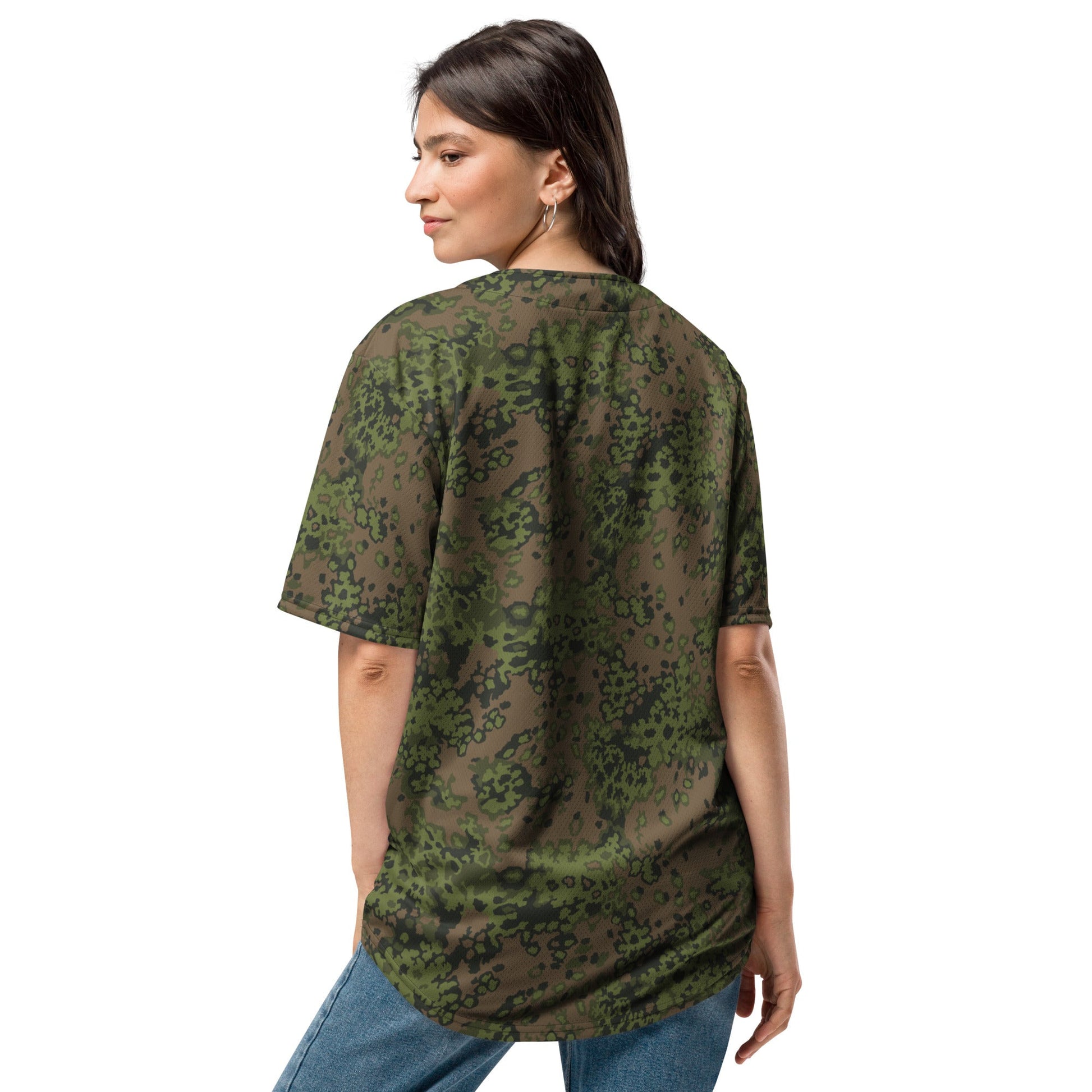 German Oak Leaf Eichenlaubmuster Summer CAMO Unisex Baseball Jersey
