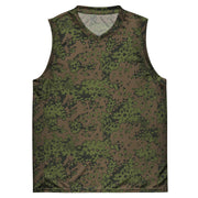 Oak Leaf Eichenlaubmuster Summer CAMO Unisex Basketball Jersey
