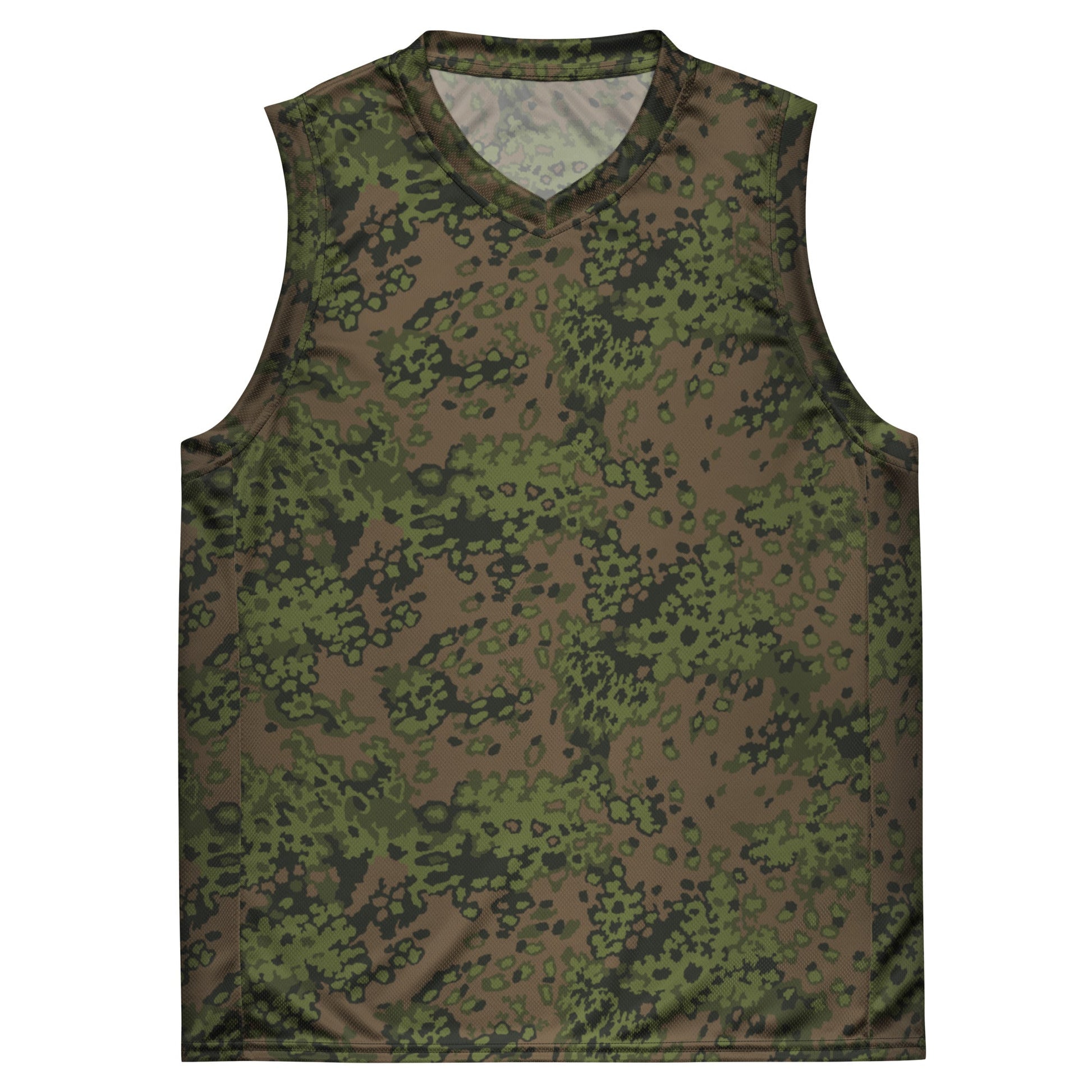 German Oak Leaf Eichenlaubmuster Summer CAMO Unisex Basketball Jersey