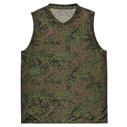 German Oak Leaf Eichenlaubmuster Summer CAMO Unisex Basketball Jersey