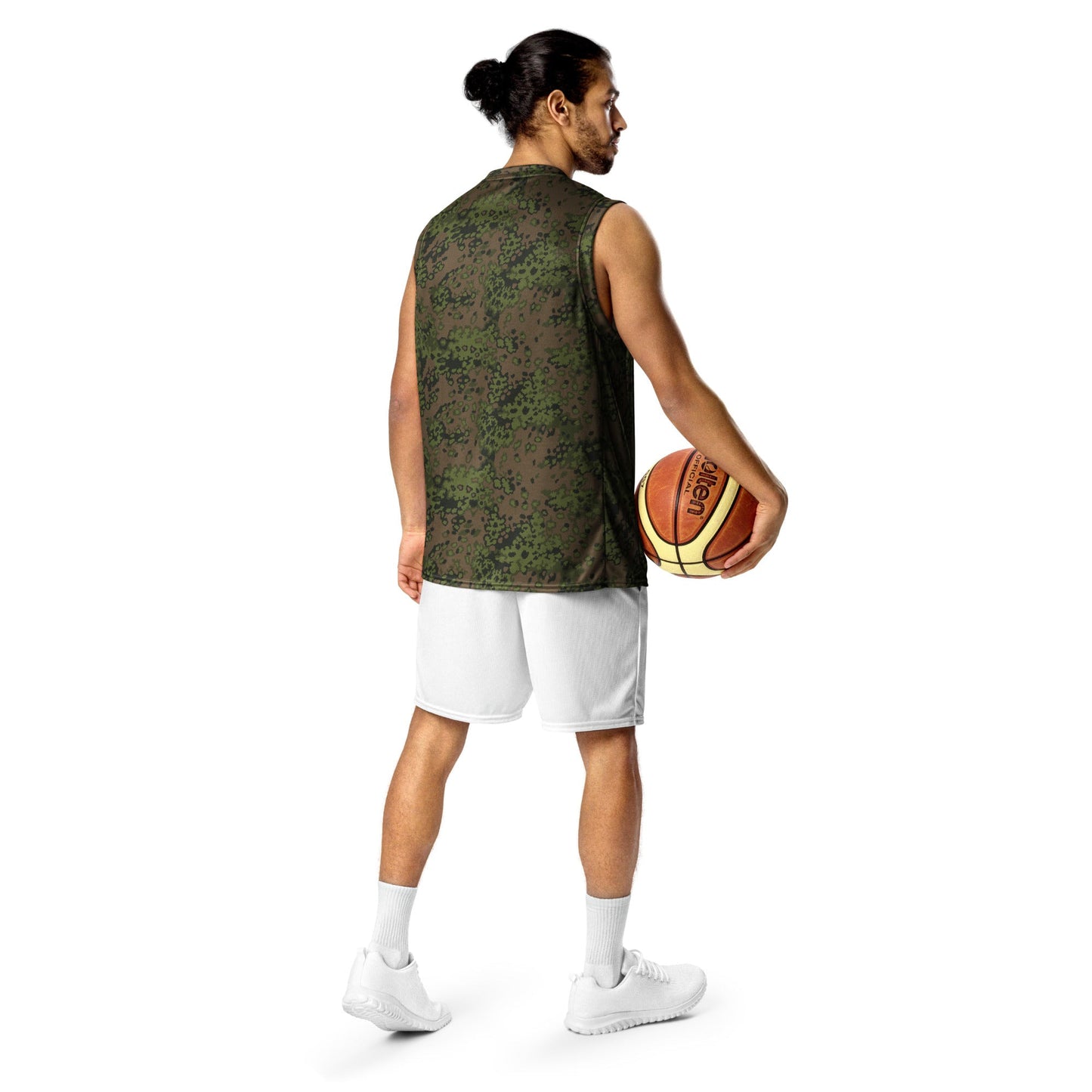 German Oak Leaf Eichenlaubmuster Summer CAMO Unisex Basketball Jersey