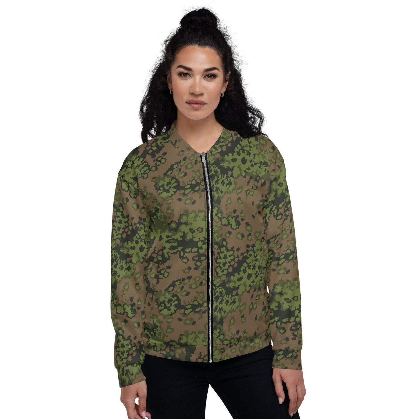 German Oak Leaf Eichenlaubmuster Summer CAMO Unisex Bomber Jacket - Jackets