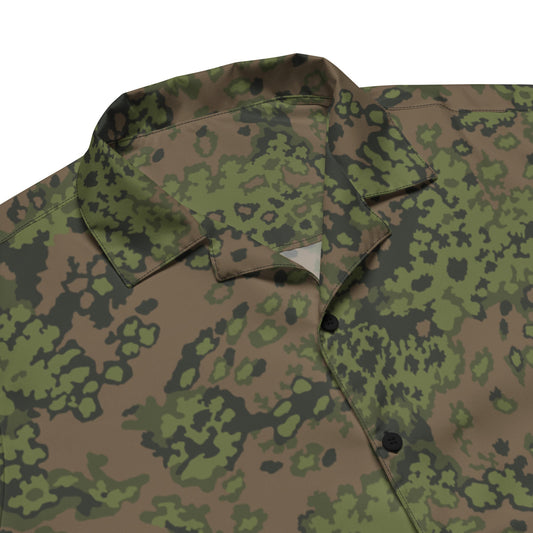 German Oak Leaf Eichenlaubmuster Summer CAMO Unisex button shirt Button Shirts