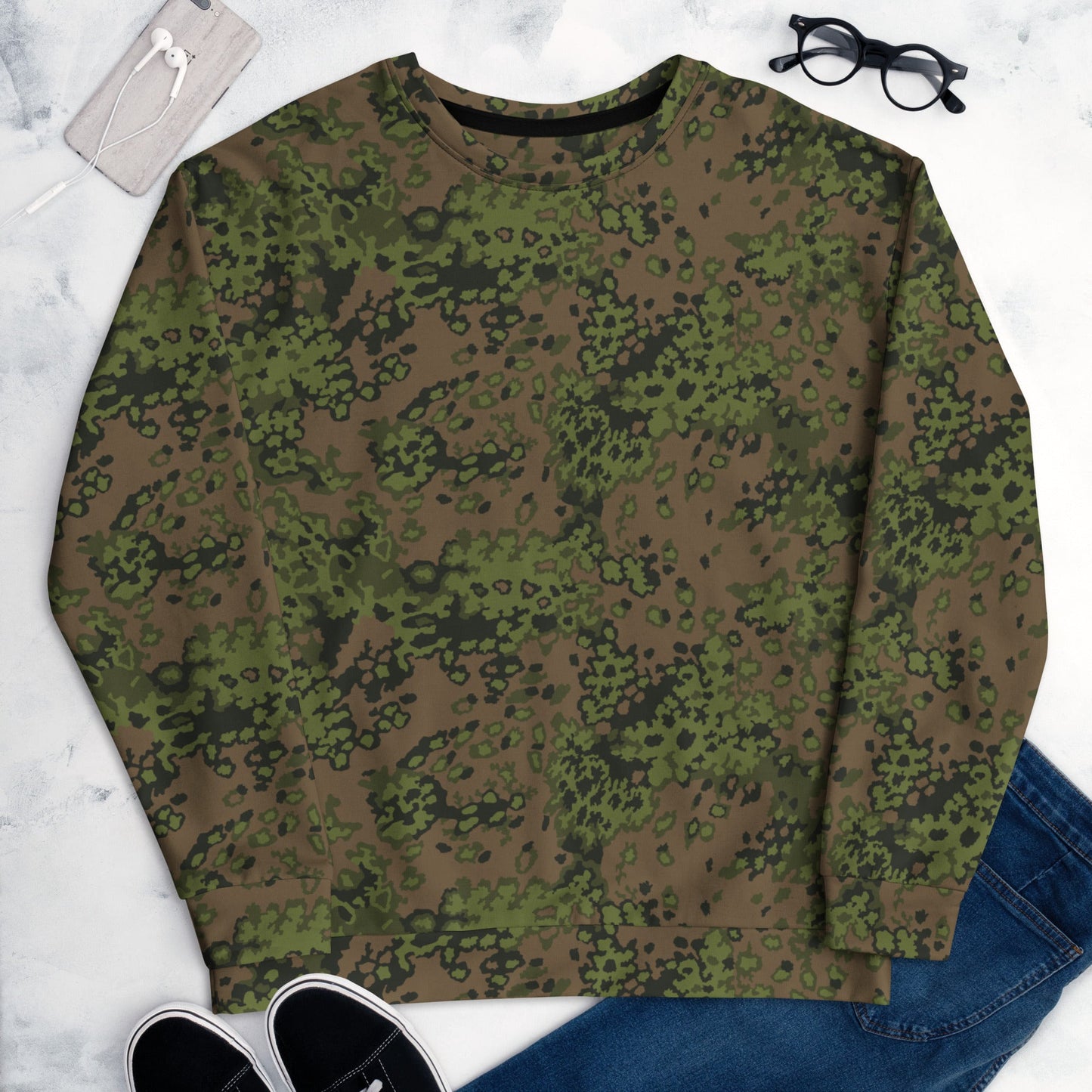 German Oak Leaf Eichenlaubmuster Summer CAMO Unisex Sweatshirt