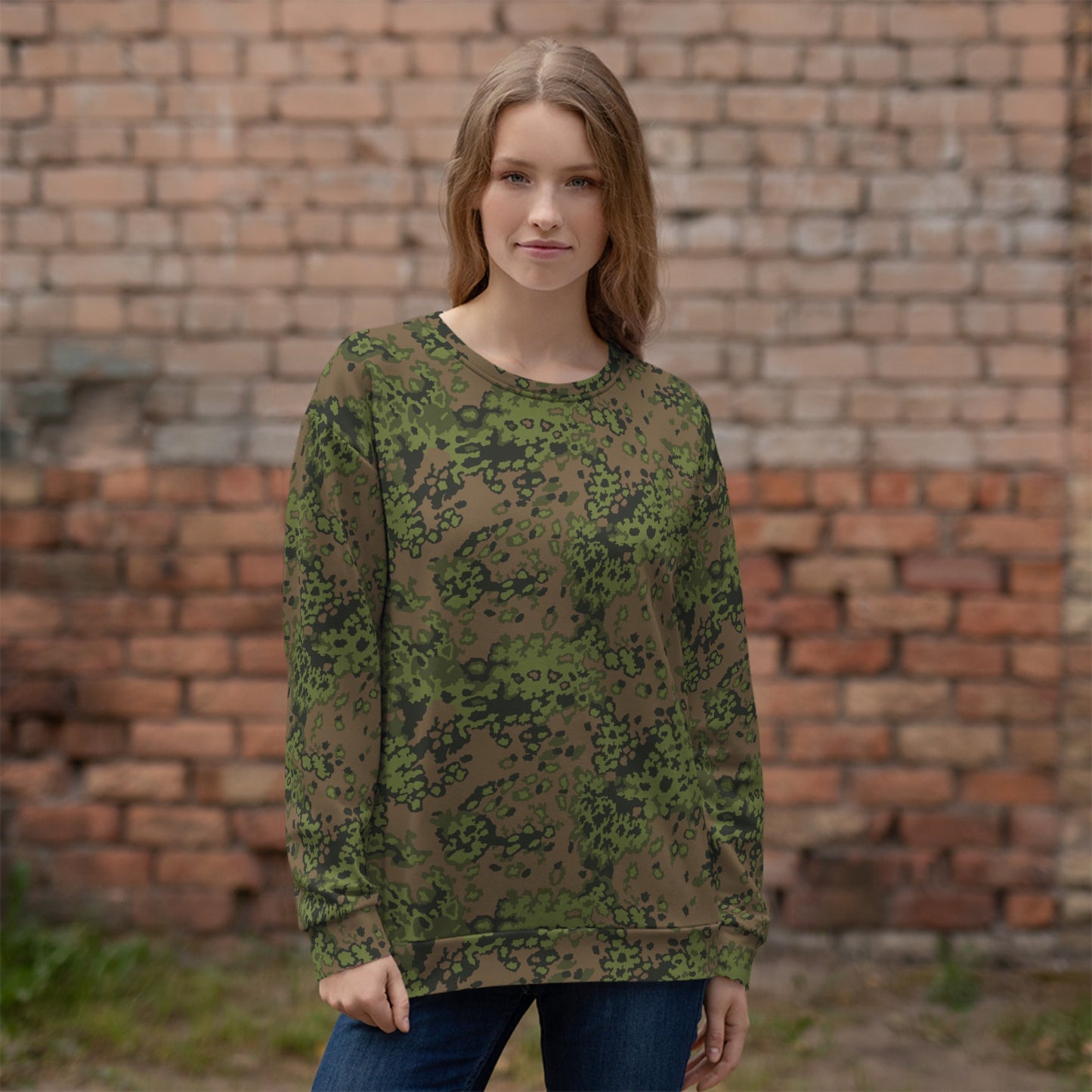 German Oak Leaf Eichenlaubmuster Summer CAMO Unisex Sweatshirt