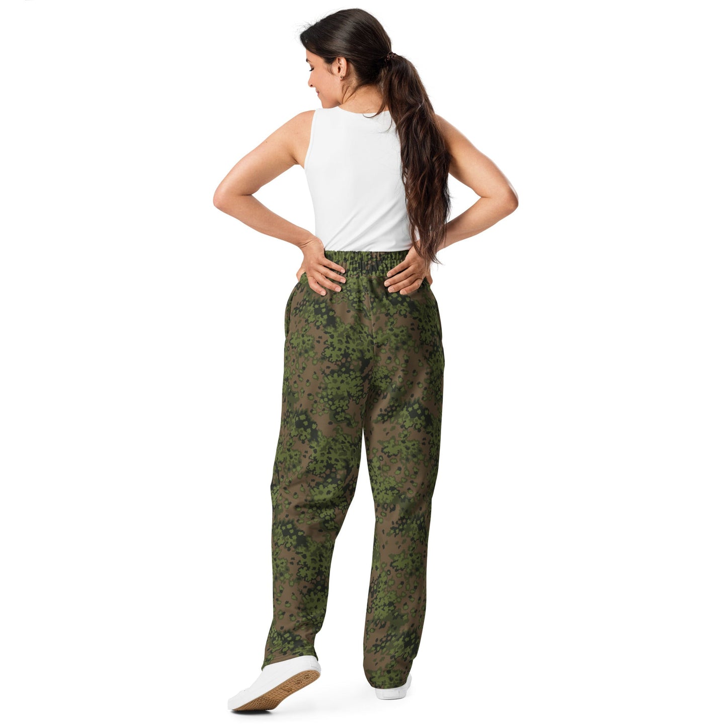 German Oak Leaf Eichenlaubmuster Summer CAMO Unisex Wide-Leg Joggers