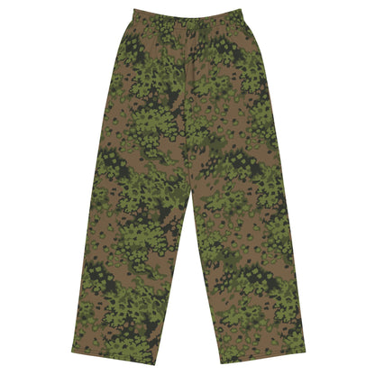 German Oak Leaf Eichenlaubmuster Summer CAMO unisex wide-leg pants - 2XS - Wide-leg Pants