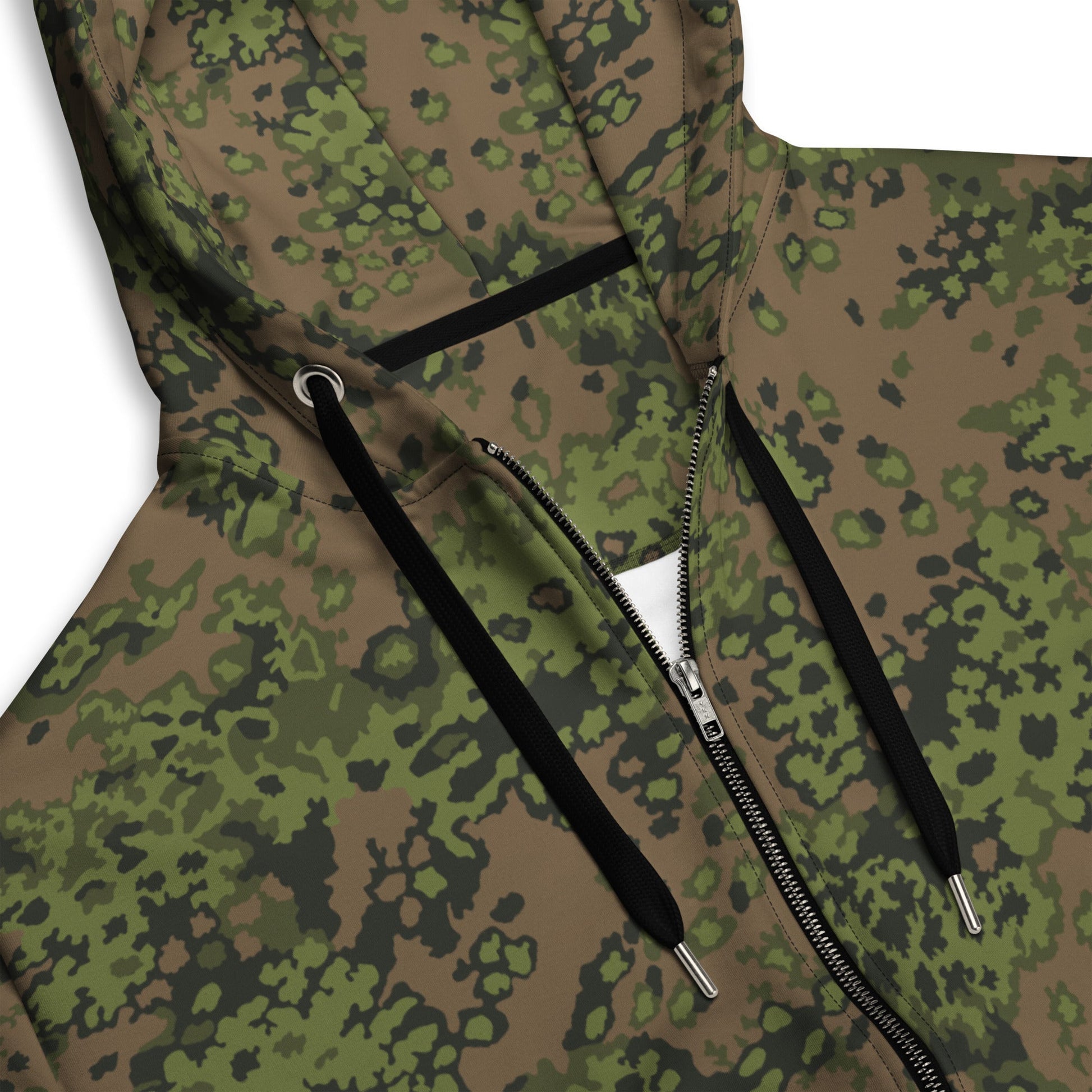 German Oak Leaf Eichenlaubmuster Summer CAMO Unisex Zip Hoodie