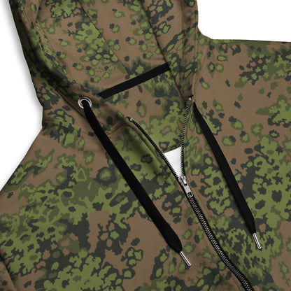 German Oak Leaf Eichenlaubmuster Summer CAMO Unisex Zip Hoodie