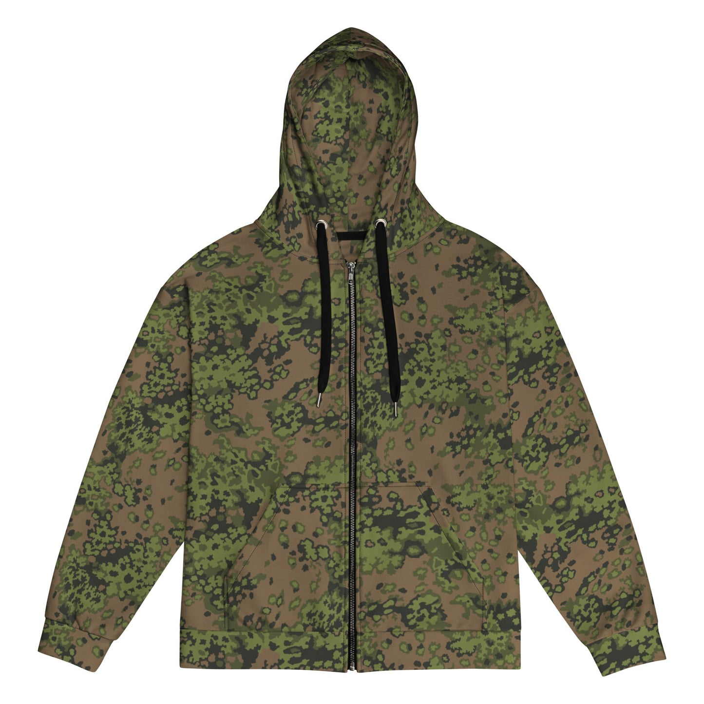 German Oak Leaf Eichenlaubmuster Summer CAMO Unisex Zip Hoodie - 2XS