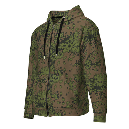German Oak Leaf Eichenlaubmuster Summer CAMO Unisex zip hoodie - Zip Hoodies