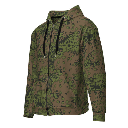 German Oak Leaf Eichenlaubmuster Summer CAMO Unisex zip hoodie - Zip Hoodies