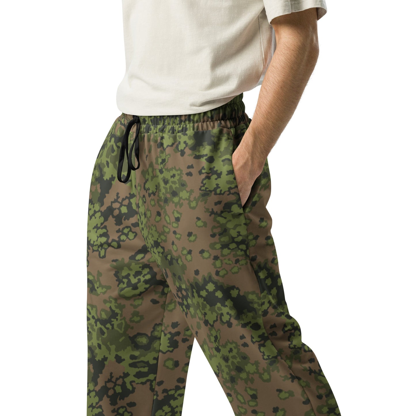 German Oak Leaf Eichenlaubmuster Summer CAMO Unisex Wide-Leg Joggers