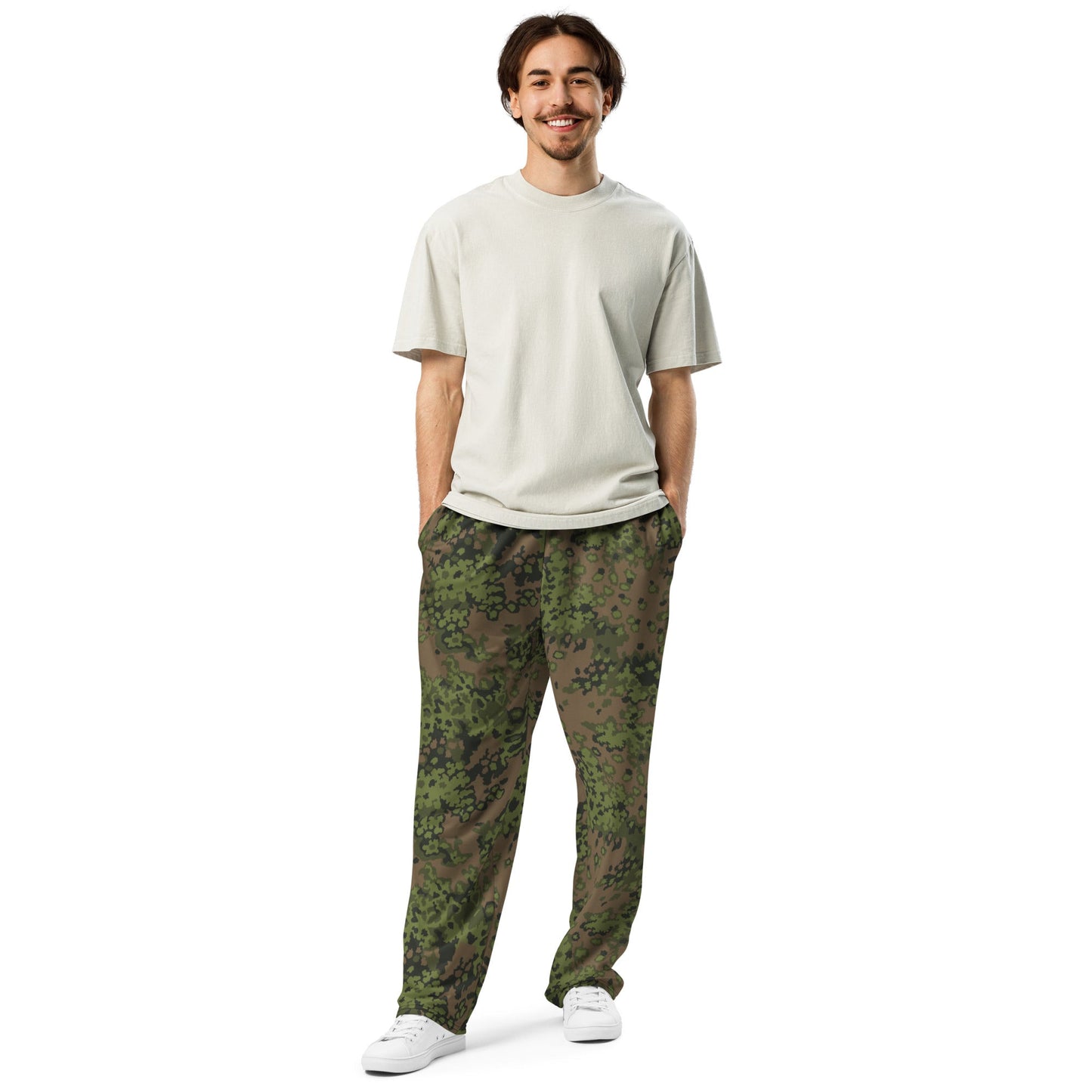 German Oak Leaf Eichenlaubmuster Summer CAMO Unisex Wide-Leg Joggers