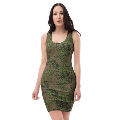 German Oak Leaf Eichenlaubmuster Summer CAMO Womens Bodycon Dress - XS