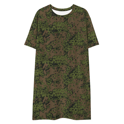 German Oak Leaf Eichenlaubmuster Summer CAMO Womens T-Shirt Dress