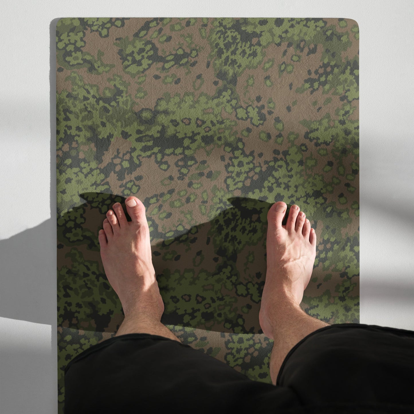 German Oak Leaf Eichenlaubmuster Summer CAMO Yoga Mat