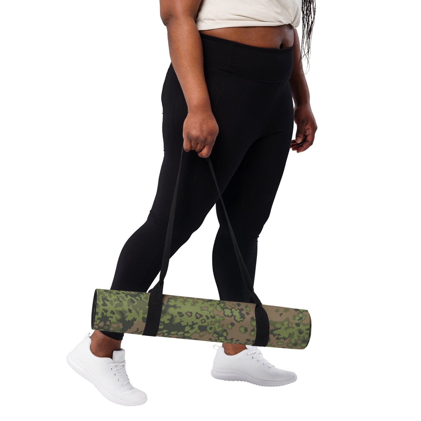 German Oak Leaf Eichenlaubmuster Summer CAMO Yoga Mat