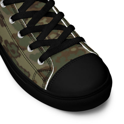 German Oak Leaf Multi-terrain CAMO Mens high top canvas shoes - High Top Canvas Shoes