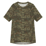 Oak Leaf Multi-Terrain CAMO Mens Short-Sleeve Rash Guard - 2XS - SS