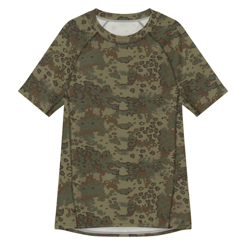Oak Leaf Multi-Terrain CAMO Mens Short-Sleeve Rash Guard - 2XS - SS