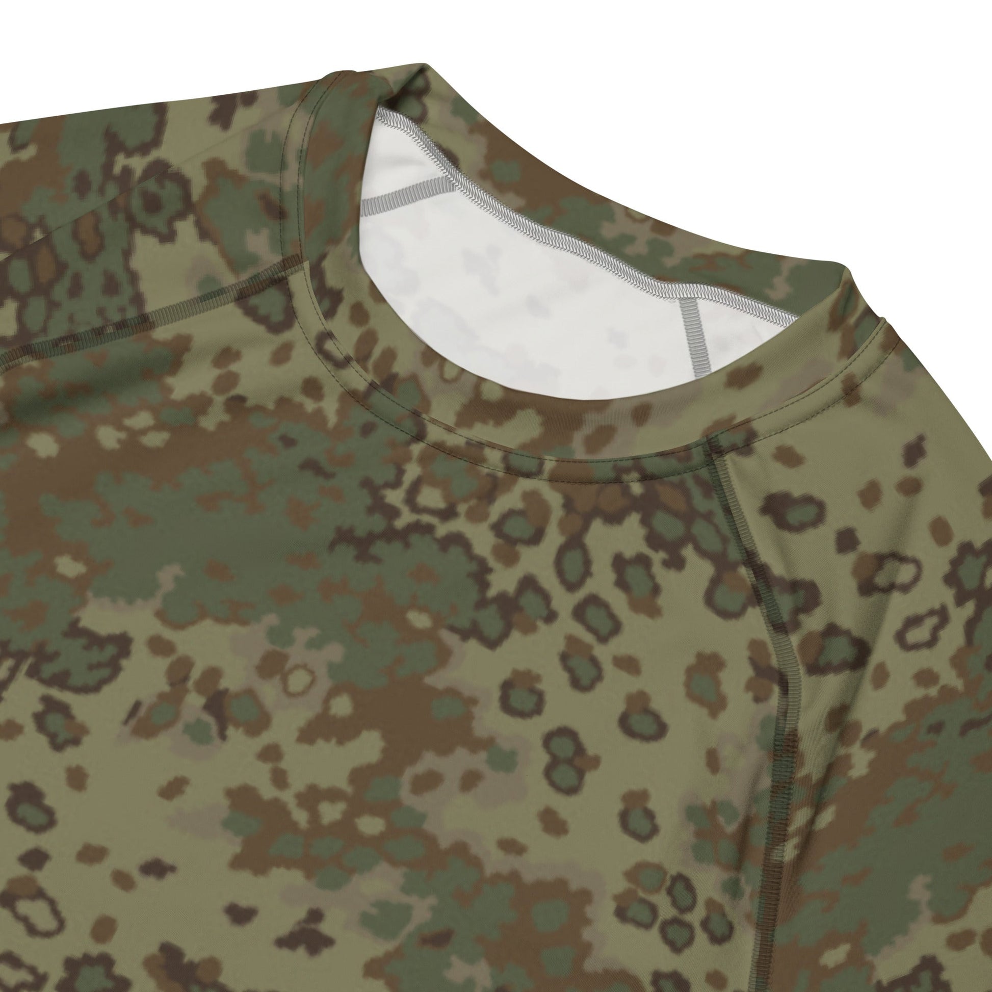 German Oak Leaf Multi-terrain CAMO Mens Short-Sleeve Rash Guard - Short-sleeve Guards