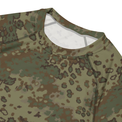 German Oak Leaf Multi-terrain CAMO Mens Short-Sleeve Rash Guard - Short-sleeve Guards