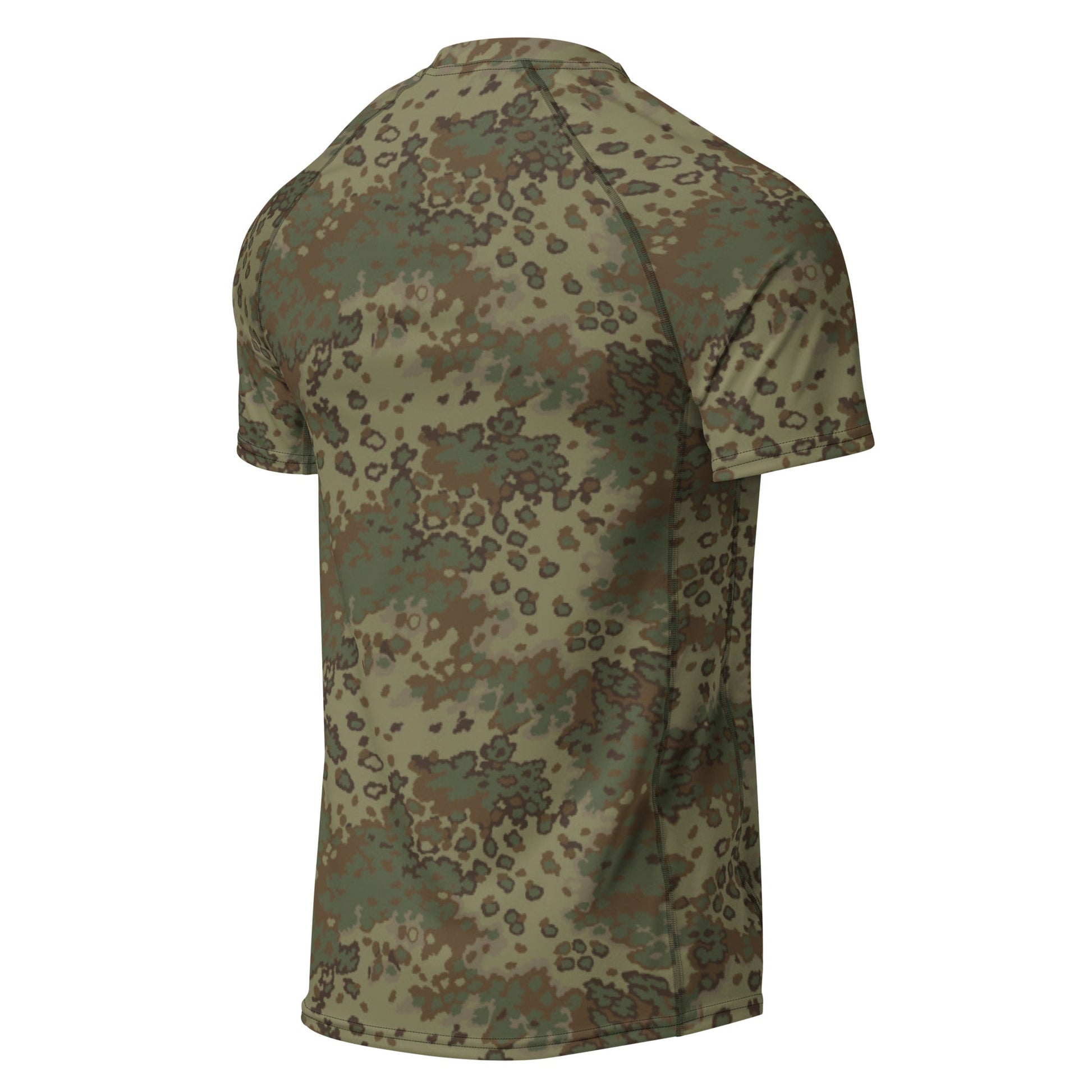 German Oak Leaf Multi-terrain CAMO Mens Short-Sleeve Rash Guard - Short-sleeve Guards