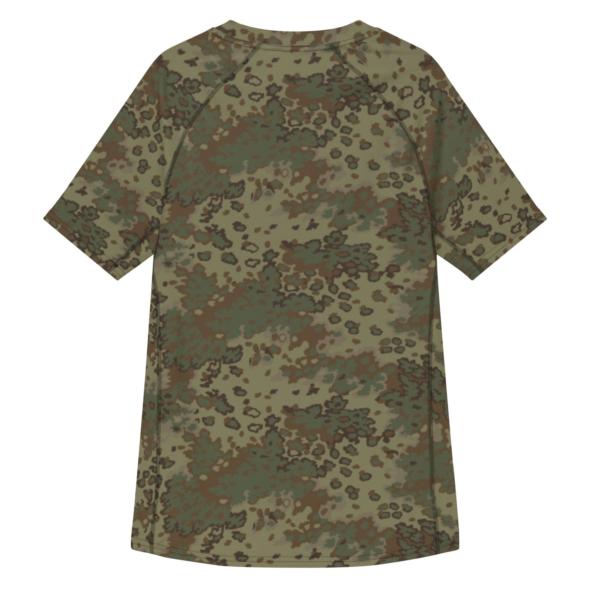 German Oak Leaf Multi-terrain CAMO Mens Short-Sleeve Rash Guard - Short-sleeve Guards