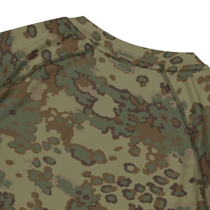 German Oak Leaf Multi-terrain CAMO Mens Short-Sleeve Rash Guard