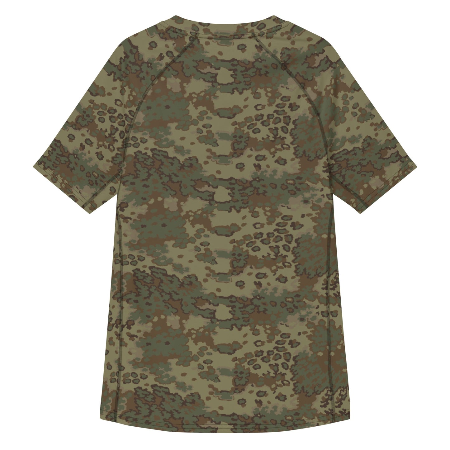 German Oak Leaf Multi-terrain CAMO Mens Short-Sleeve Rash Guard