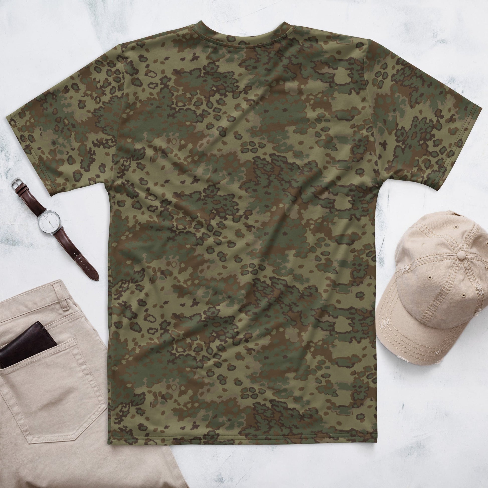 German Oak Leaf Multi-terrain CAMO Mens T-Shirt