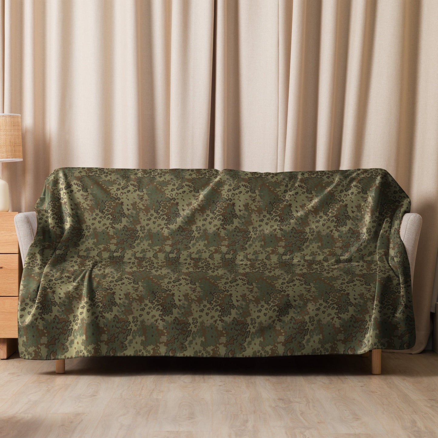 German Oak Leaf Multi-terrain CAMO Sherpa Blanket