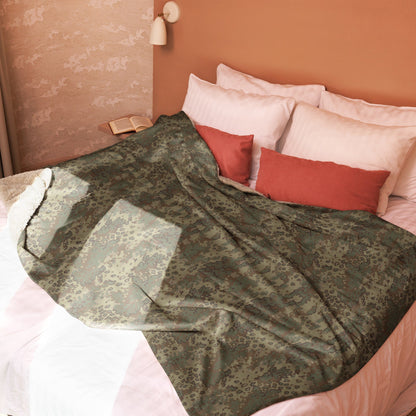 German Oak Leaf Multi-terrain CAMO Sherpa Blanket