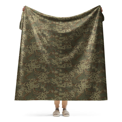 German Oak Leaf Multi-terrain CAMO Sherpa Blanket - 60″×80″