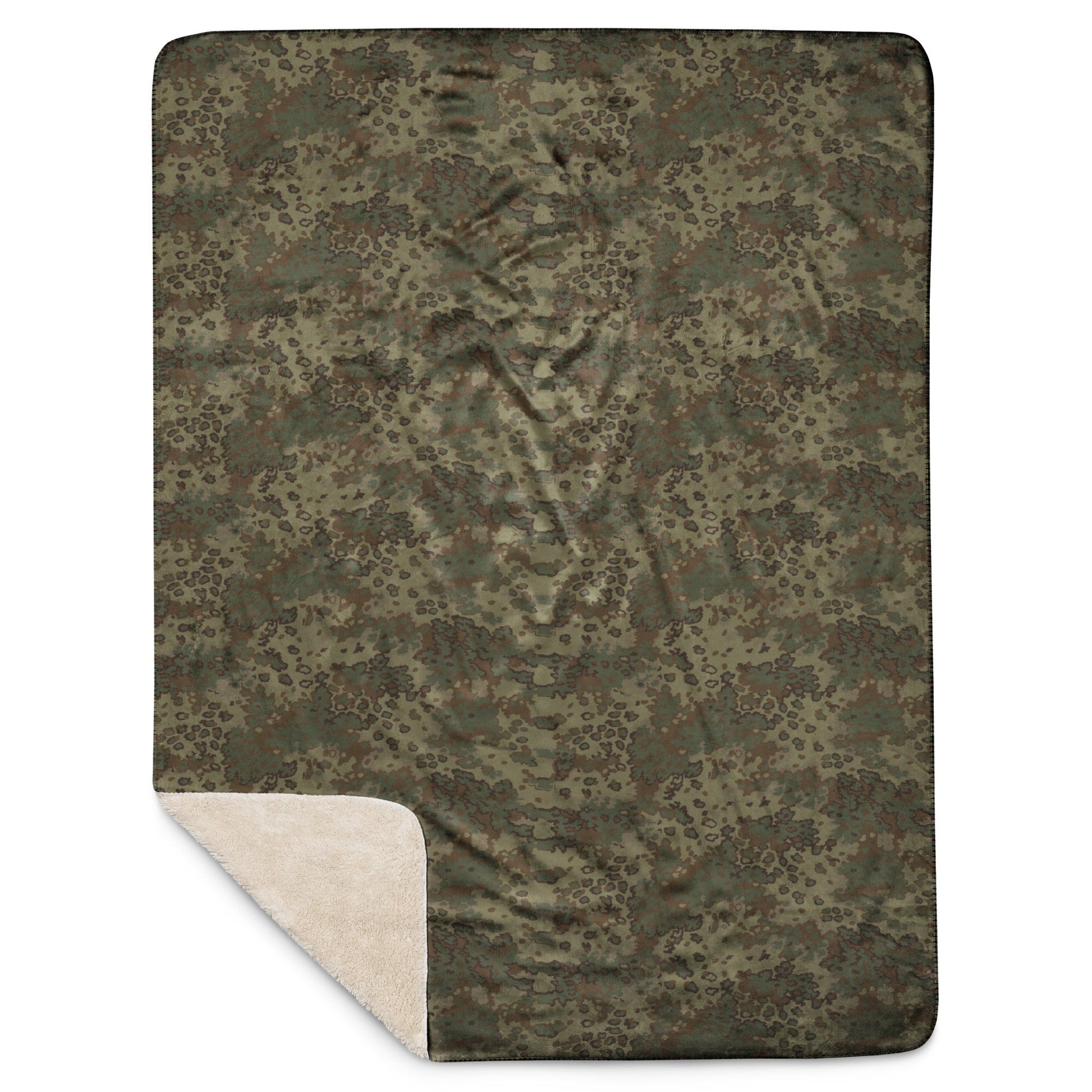 German Oak Leaf Multi-terrain CAMO Sherpa Blanket