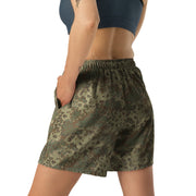Oak Leaf Multi-Terrain CAMO Unisex Athletic Long Shorts