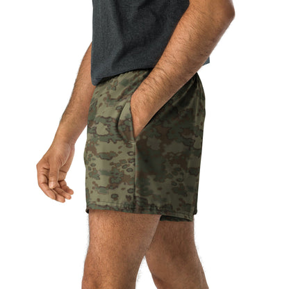 German Oak Leaf Multi-terrain CAMO Unisex Athletic Shorts - XS