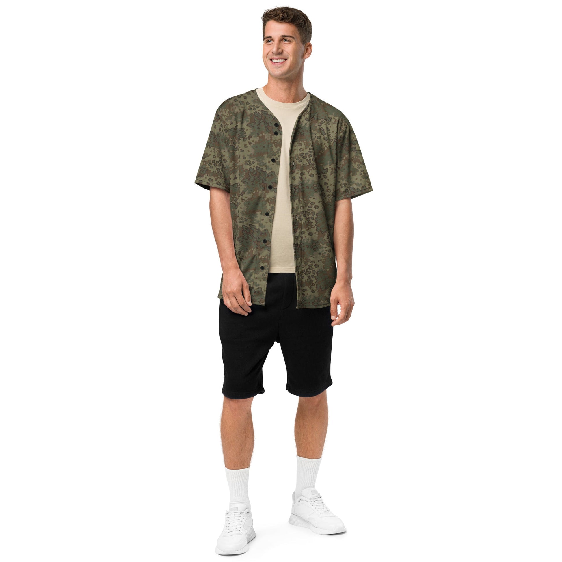 German Oak Leaf Multi-terrain CAMO Unisex Baseball Jersey
