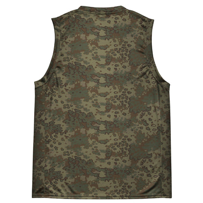 German Oak Leaf Multi-terrain CAMO Unisex Basketball Jersey