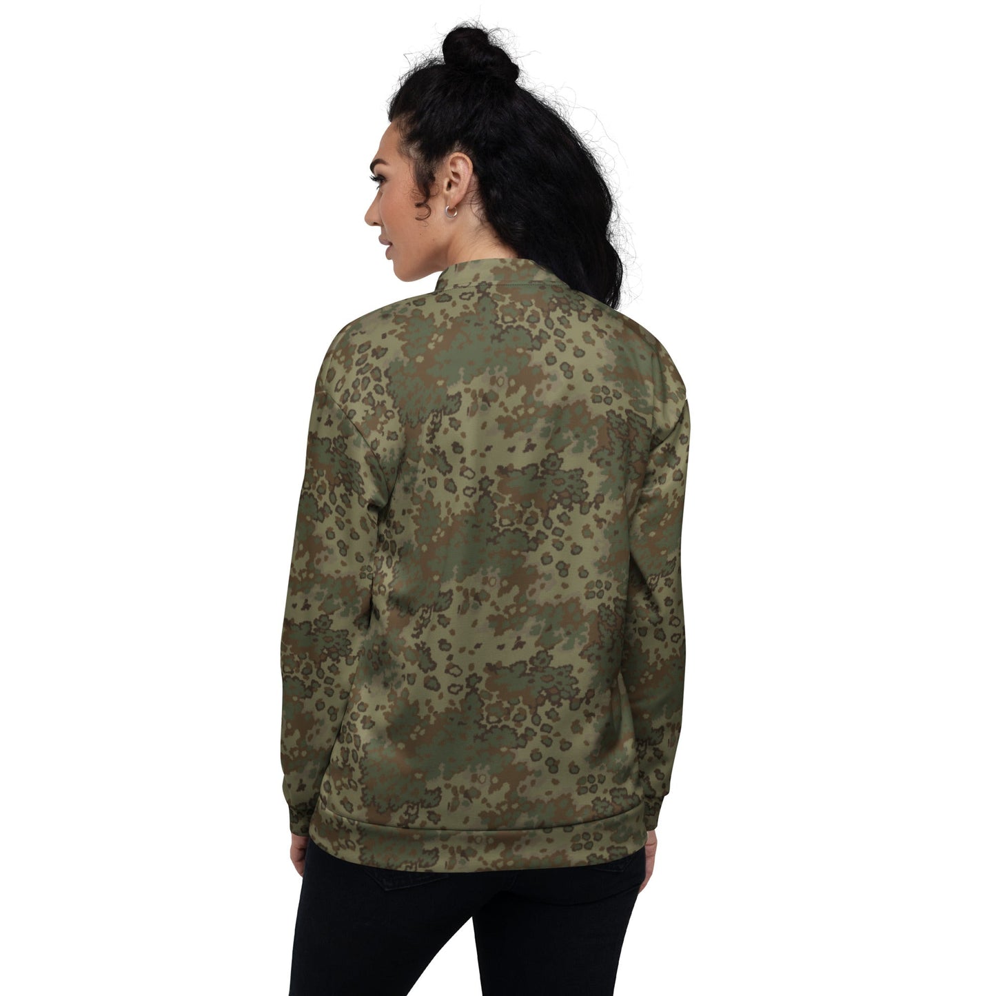 German Oak Leaf Multi-terrain CAMO Unisex Bomber Jacket - Jackets