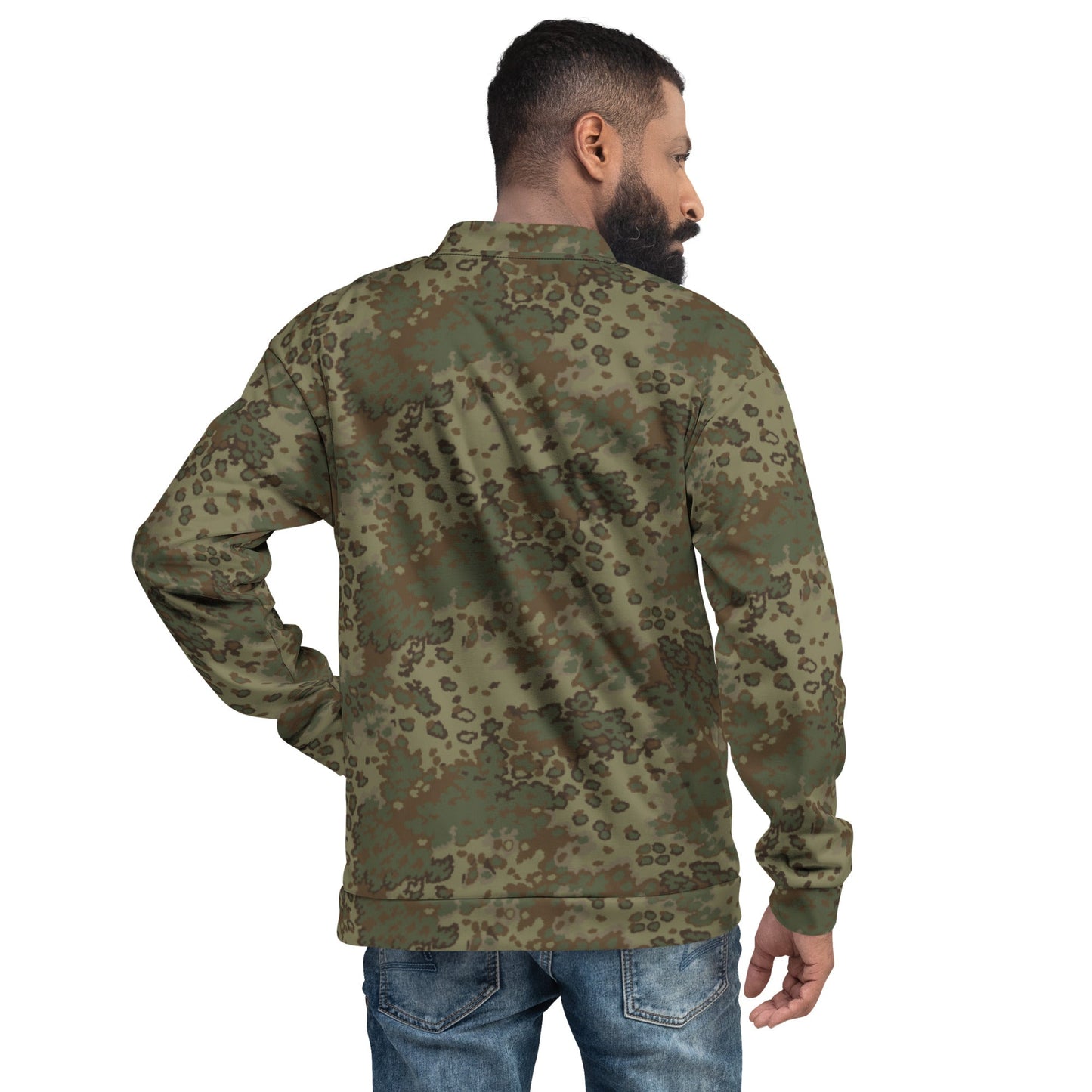 German Oak Leaf Multi-terrain CAMO Unisex Bomber Jacket - Jackets