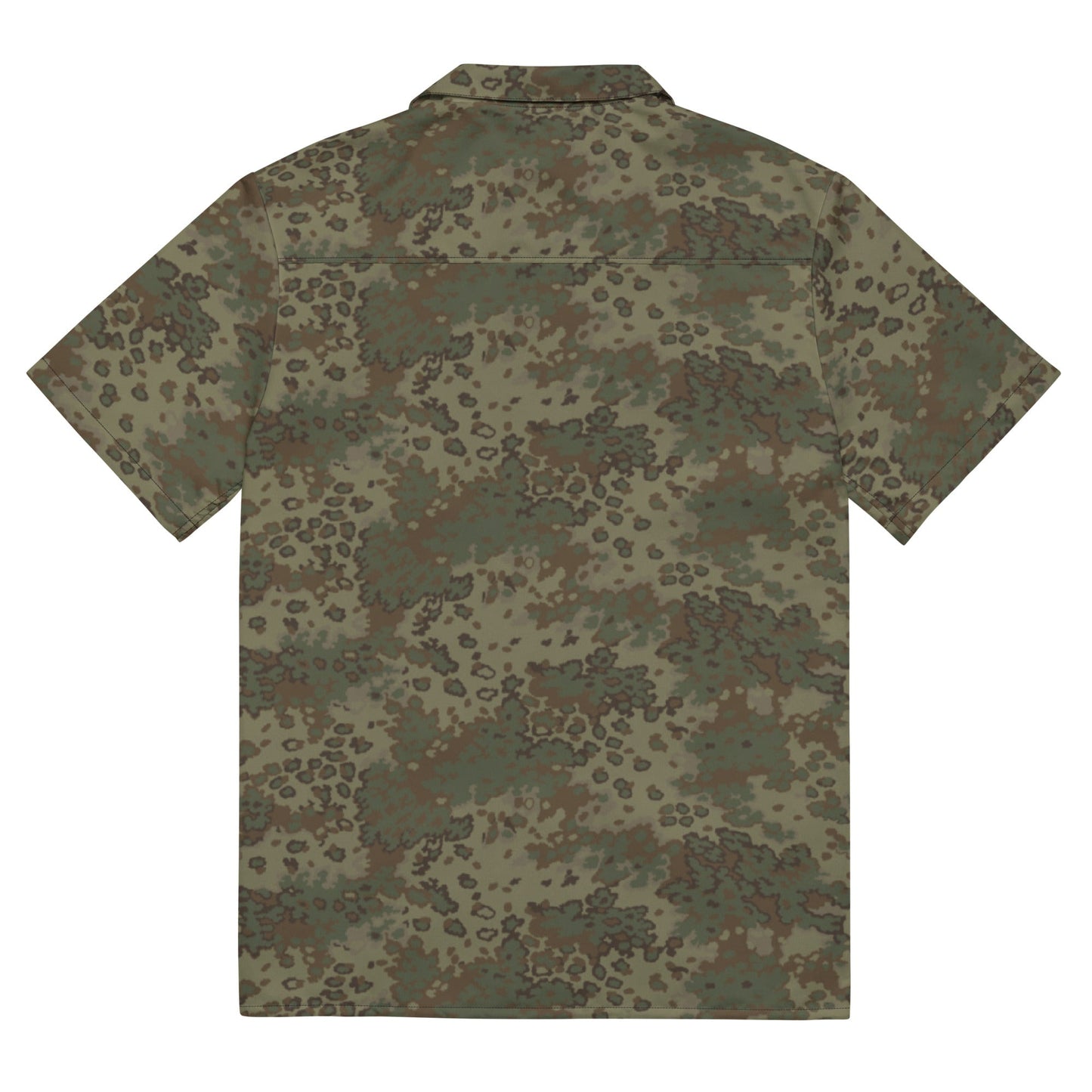 German Oak Leaf Multi-terrain CAMO Unisex button shirt - Button Shirts