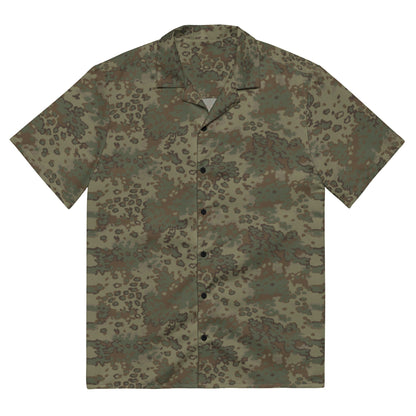 German Oak Leaf Multi-terrain CAMO Unisex button shirt - 2XS - Button Shirts