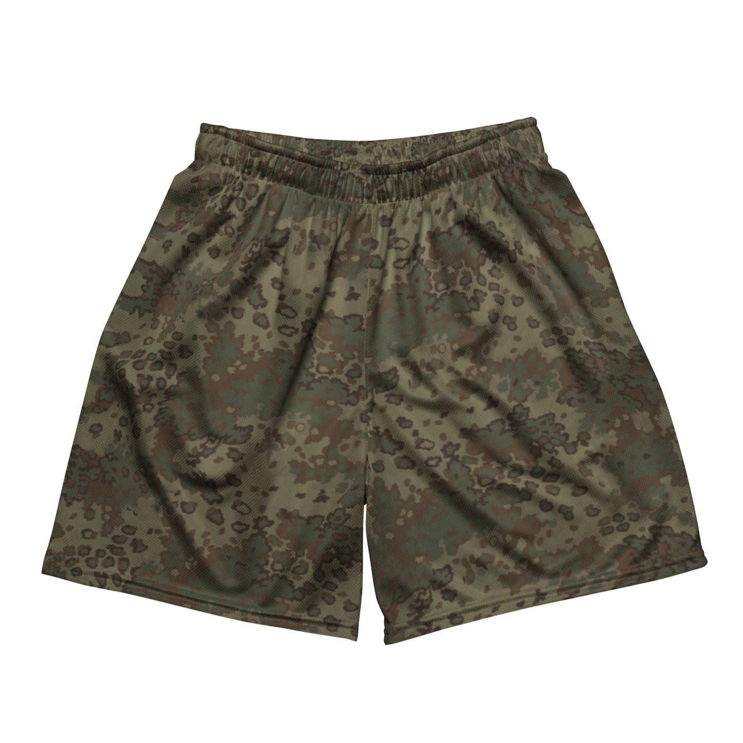 German Oak Leaf Multi-terrain CAMO Unisex Mesh Shorts - 2XS