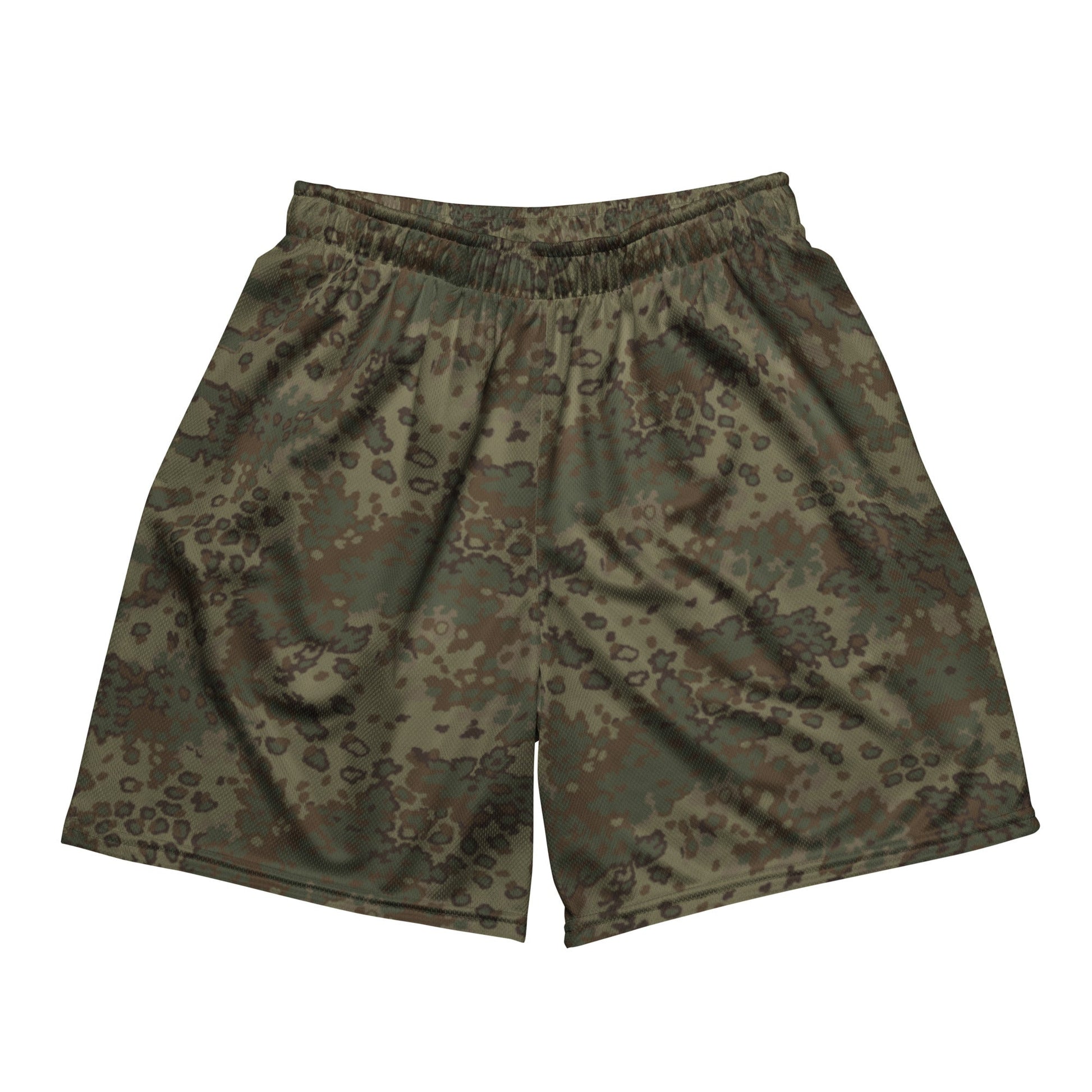 German Oak Leaf Multi-terrain CAMO Unisex Mesh Shorts - 2XS