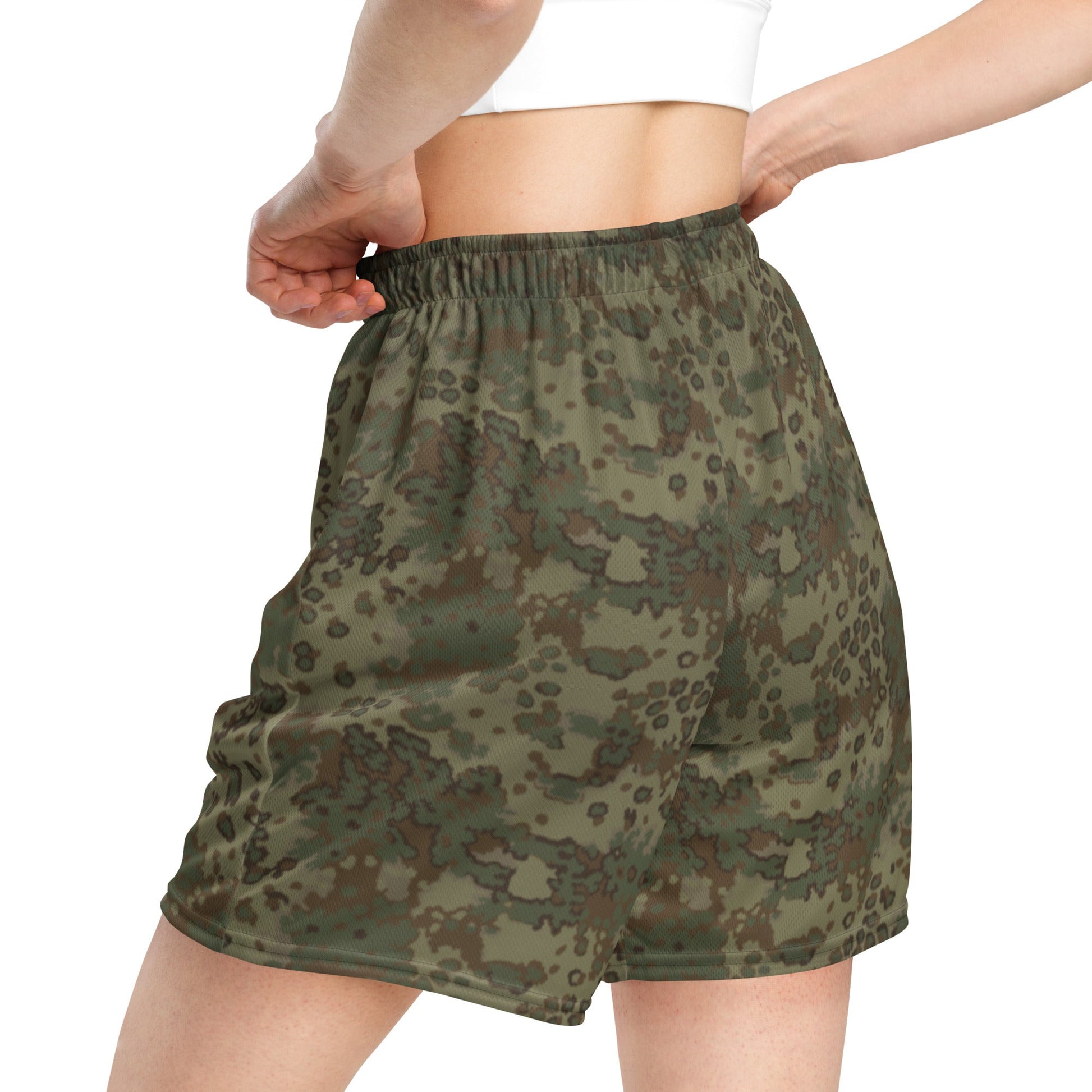 German Oak Leaf Multi-terrain CAMO Unisex mesh shorts - Mesh Shorts