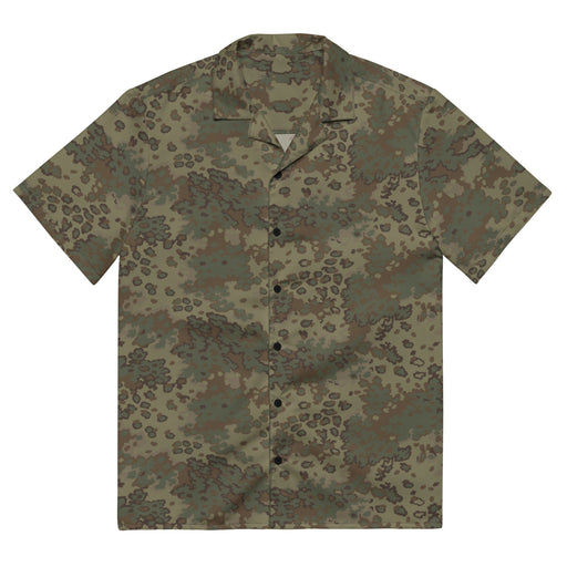 Oak Leaf Multi-Terrain CAMO Unisex Short-Sleeve Button Shirt - Button-Up