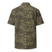 Oak Leaf Multi-Terrain CAMO Unisex Short-Sleeve Button Shirt - Button-Up