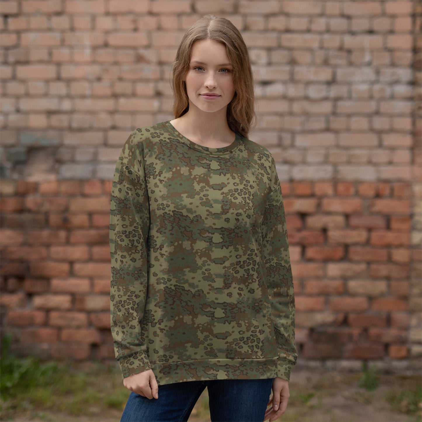 German Oak Leaf Multi-terrain CAMO Unisex Sweatshirt